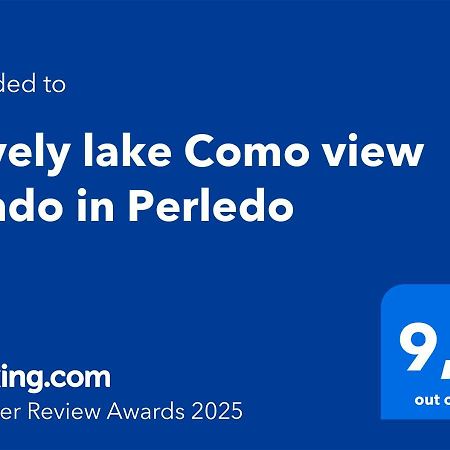 Romantic Lake Como Escape With View Perledo Εξωτερικό φωτογραφία
